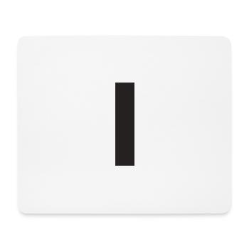 I - Tapis de souris (format paysage) - blanc - Devant