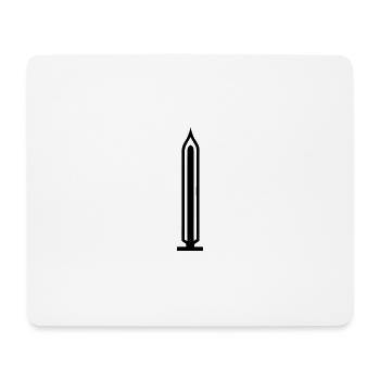 Candle - Mouse Pad (horizontal) - white - Front