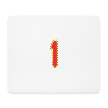 1. 1 JAHR. 1. JAHRESTAG. 1 JAHR GEBURTSTAG - Mousepad (Querformat) - Weiß - Vorne