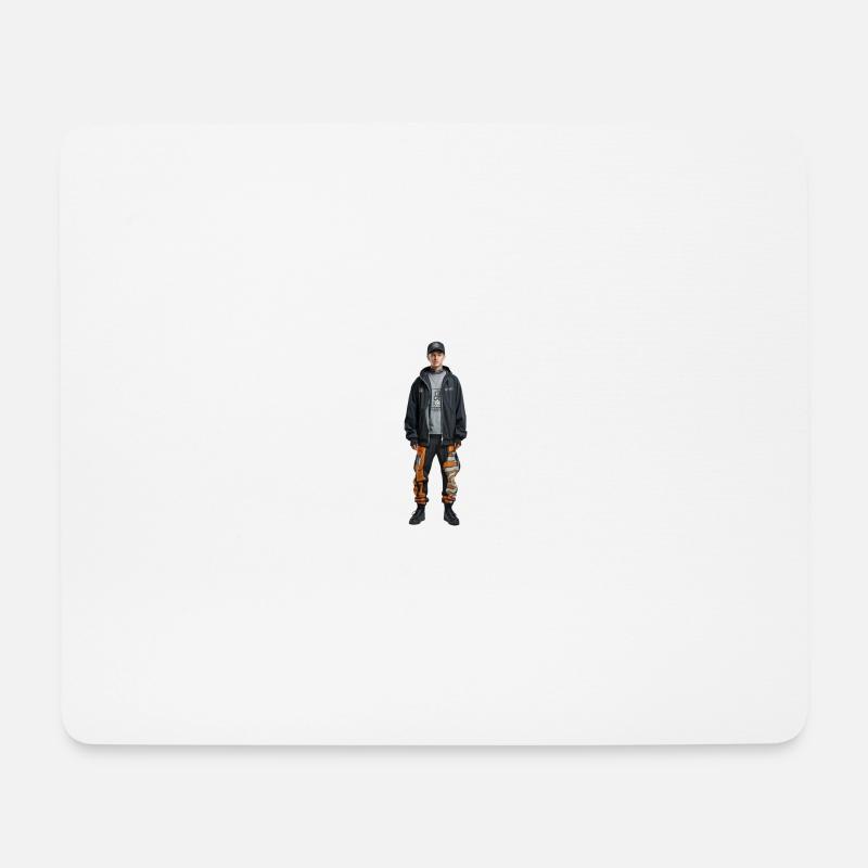 Streetwear - Mousepad (Querformat) - Weiß