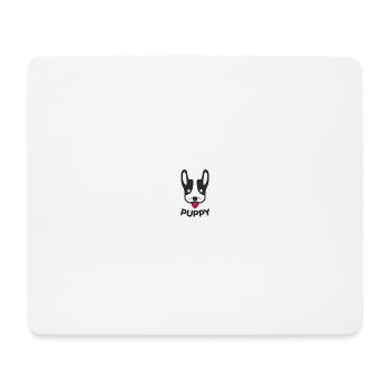 Cute puppy t-shirt design - Mouse Pad (horizontal) - white - Front