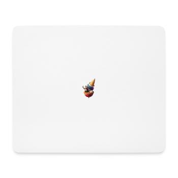 Galaktischer Eisaffe - Mousepad (Querformat) - Weiß - Vorne