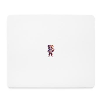 Galaktischer Eisaffe - Mousepad (Querformat) - Weiß - Vorne