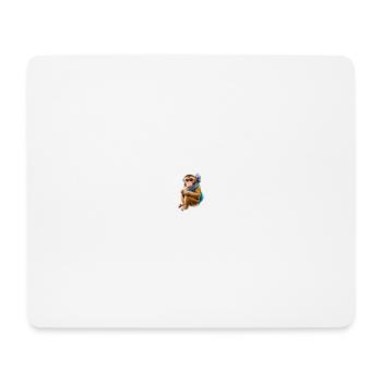 Galaktischer Eisaffe - Mousepad (Querformat) - Weiß - Vorne
