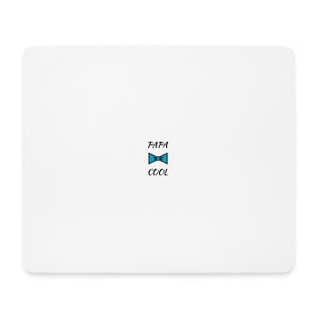 PAPA. VATERTAG. FROHER VATERTAG. ALLES GUTE ZUM GEBURTSTAG. - Mousepad (Querformat) - Weiß - Vorne