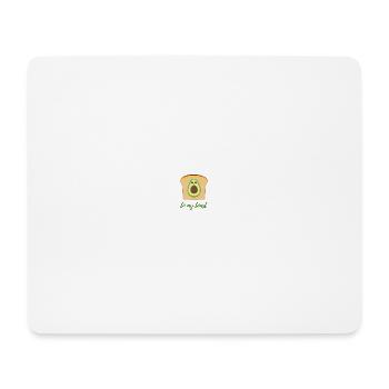 Avocado-Toast für Paare - Mousepad (Querformat) - Weiß - Vorne