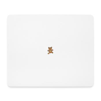 ours en peluche - Tapis de souris (format paysage) - blanc - Devant