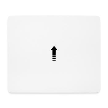 arrow - Mouse Pad (horizontal) - white - Front