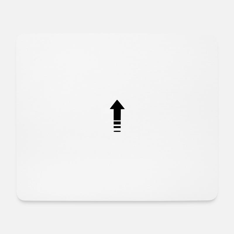 arrow - Mouse Pad (horizontal) - white