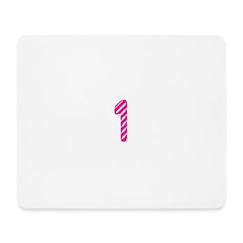 1. 1 JAHR. 1. JAHRESTAG. 1 JAHR GEBURTSTAG - Mousepad (Querformat) - Weiß - Vorne
