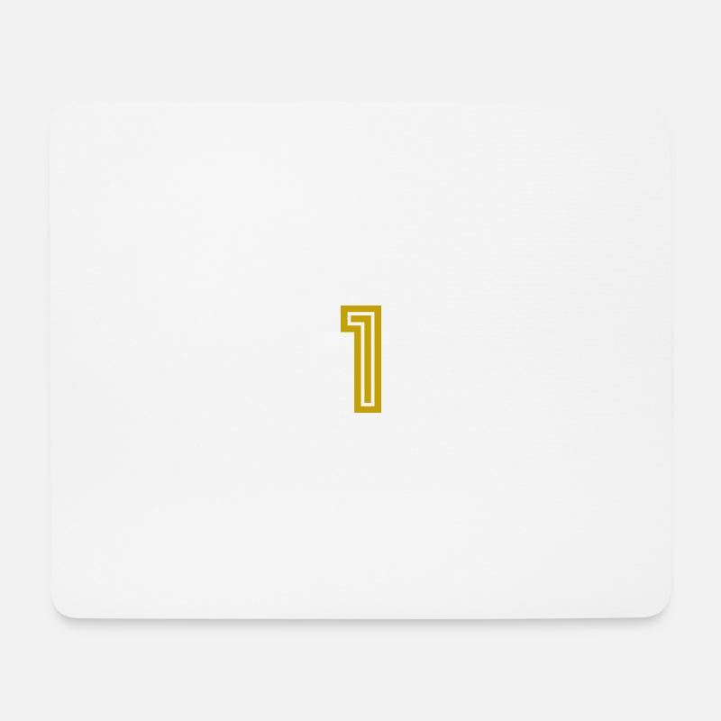 1. 1 JAHR. 1. JAHRESTAG. 1 JAHR GEBURTSTAG - Mousepad (Querformat) - Weiß