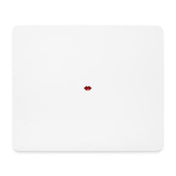 Pixel Kuss - Mousepad (Querformat) - Weiß - Vorne