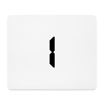 1. 1 AN. 1er ANNIVERSAIRE. ANNIVERSAIRE 1 AN - Tapis de souris (format paysage) - blanc - Devant