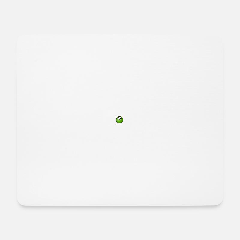 erbse - Mousepad (Querformat) - Weiß