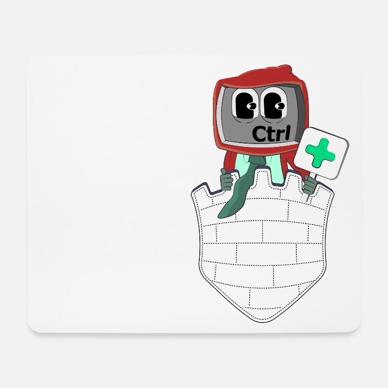 SIE HABEN DIE KONTROLLE - Mousepad (Querformat) - Weiß