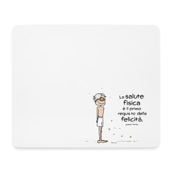 La Salute Fisica - Mousepad (Querformat) - Weiß - Vorne