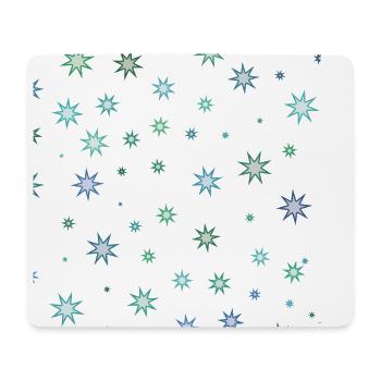 Ciel étoilé, fond étoilé - Tapis de souris (format paysage) - blanc - Devant