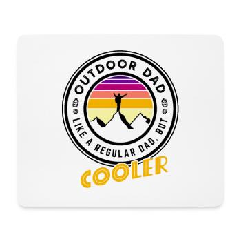 Outdoor Dad - Mouse Pad (horizontal) - white - Front