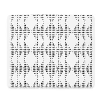 Unique D-pattern - Mouse Pad (horizontal) - white - Front