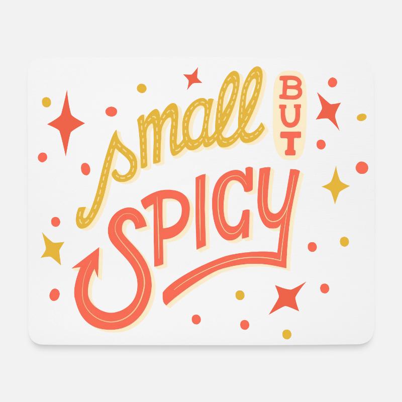 Small But Spicy - Mousepad (Querformat) - Weiß