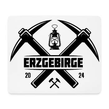 Erzgebirge Saxony Mining Miners - Mouse Pad (horizontal) - white - Front