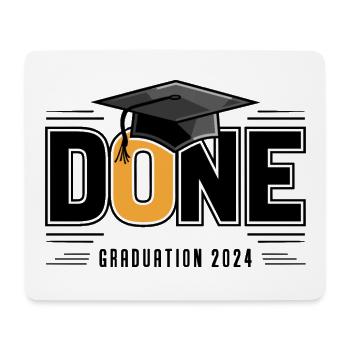 Abschlussklasse 2024 Abschlussfeier Schule - Mousepad (Querformat) - Weiß - Vorne