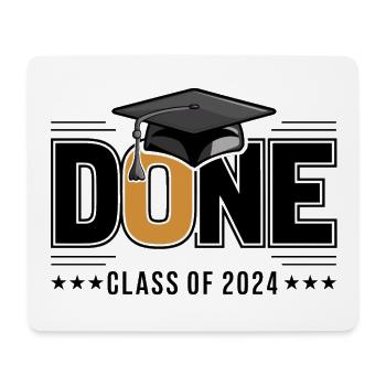 Abschlussklasse 2024 Abschlussfeier Schule - Mousepad (Querformat) - Weiß - Vorne