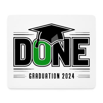 Abschlussklasse 2024 Abschlussfeier Schule - Mousepad (Querformat) - Weiß - Vorne
