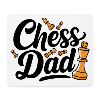 Chess Dad Chess Dire Citation - Tapis de souris (format paysage) - blanc - Devant