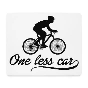 Vélo Cyclisme Amateur de vélo Dicton - Tapis de souris (format paysage) - blanc - Devant