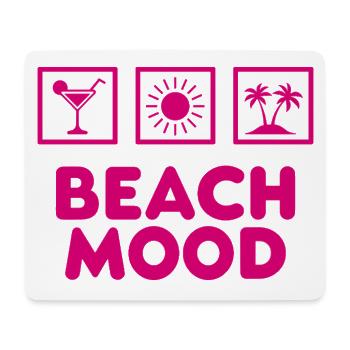 Beach Mood Sommer Sonne Meer Cocktail - Mousepad (Querformat) - Weiß - Vorne
