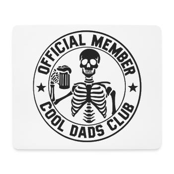 Cool Dads Club - Membre officiel - Tapis de souris (format paysage) - blanc - Devant