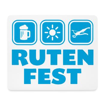 Rutenfest Ravensburg Wappen Symbole - Mousepad (Querformat) - Weiß - Vorne