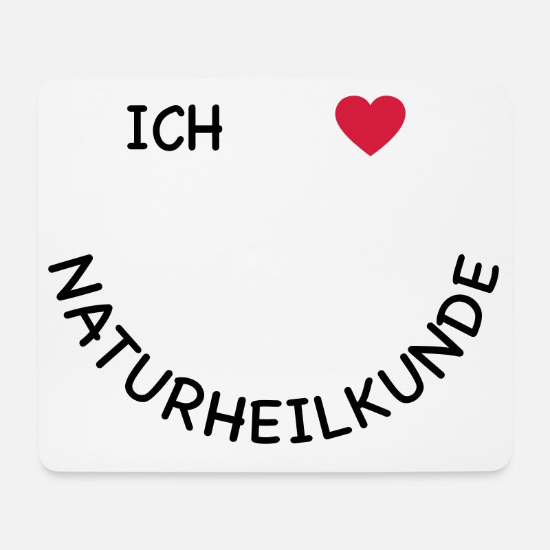 naturheilkunde - Mousepad (Querformat) - Weiß