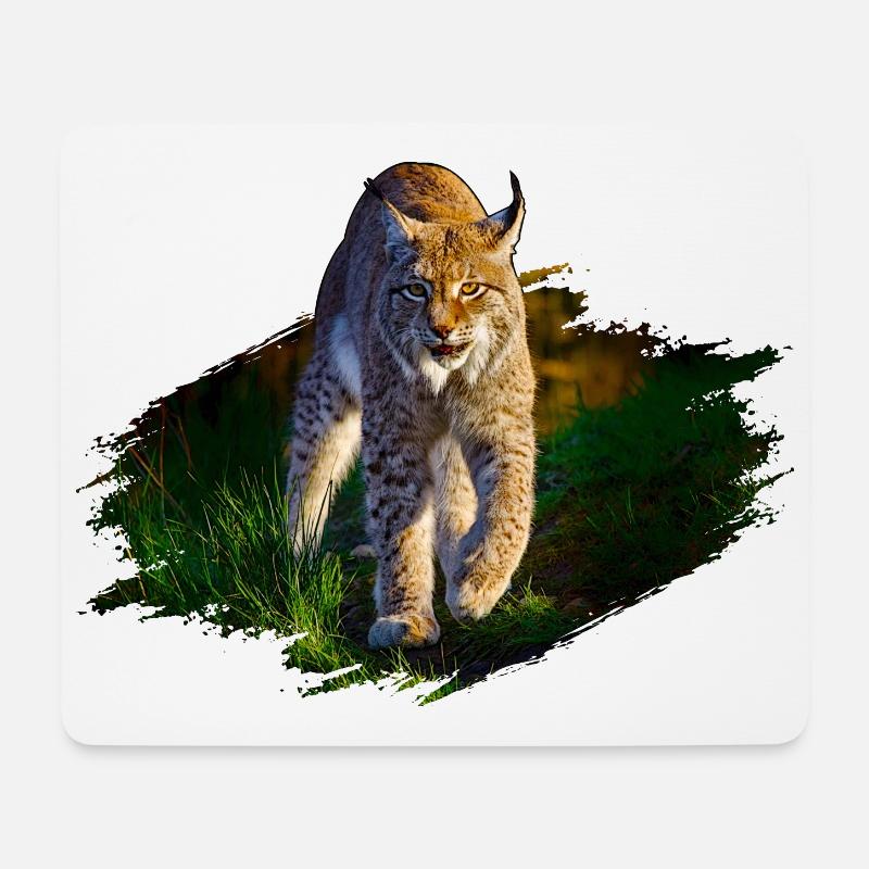 lynx - Mouse Pad (horizontal) - white