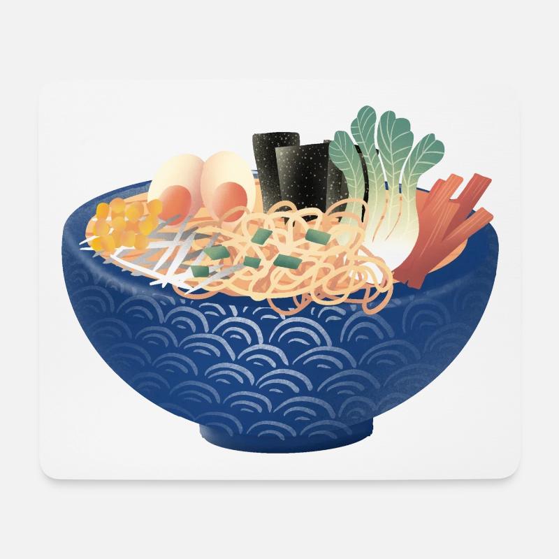 Ramen Suppe - Mousepad (Querformat) - Weiß