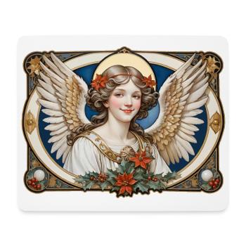 Engel - Mousepad (Querformat) - Weiß - Vorne