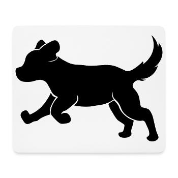 Niedlicher Hund Welpen Nachwuchs Hundebaby - Mousepad (Querformat) - Weiß - Vorne