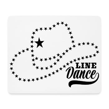 Linedance Linedancing Country Fan - Geschenk - Mousepad (Querformat) - Weiß - Vorne