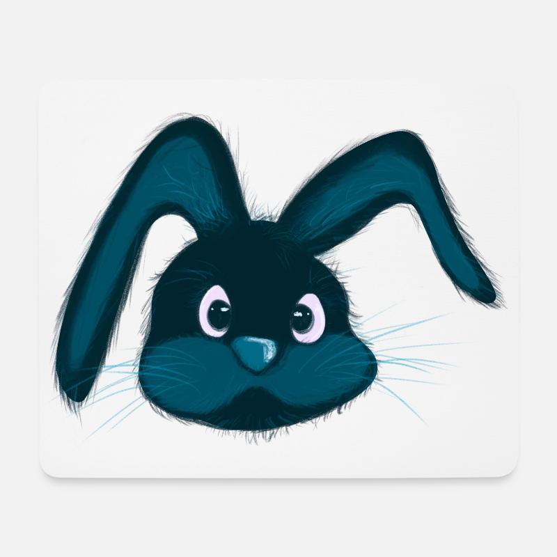 Hasenköpfchen - Mouse Pad (horizontal) - white