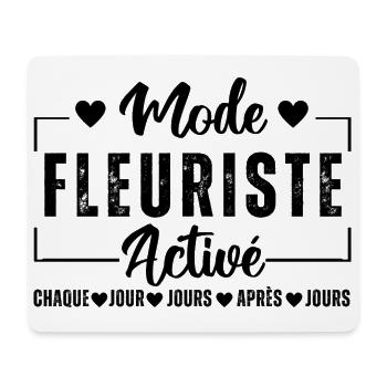 Mode fleuriste activé humour fleuriste cadeau - Tapis de souris (format paysage) - blanc - Devant