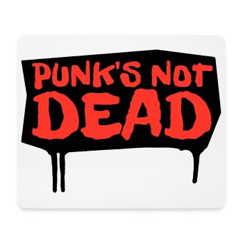 Les punks ne sont pas morts | édition rouge - Tapis de souris (format paysage) - blanc - Devant