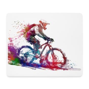 Rider de BMX #sport #bike - Tapis de souris (format paysage) - blanc - Devant