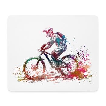 Rider de BMX #sport #bike - Tapis de souris (format paysage) - blanc - Devant