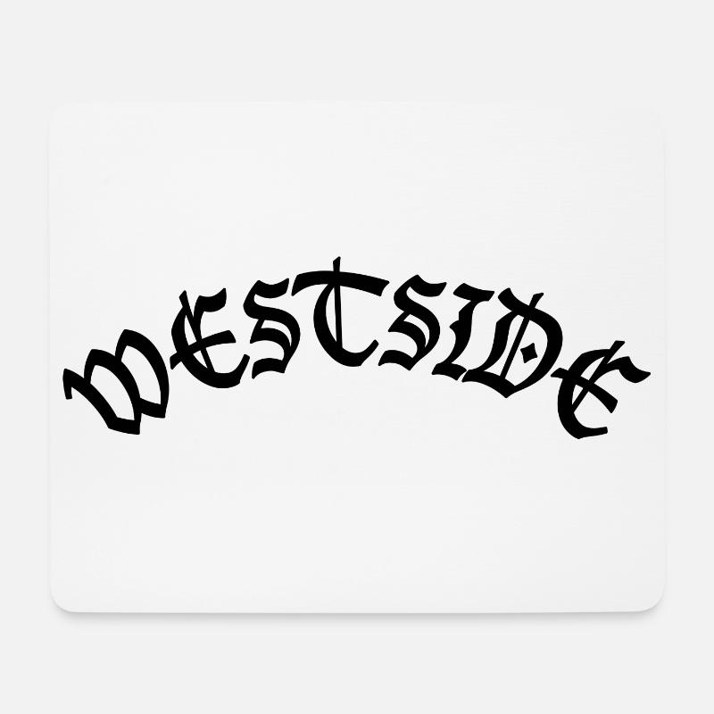 WESTSIDE - Mousepad (Querformat) - Weiß