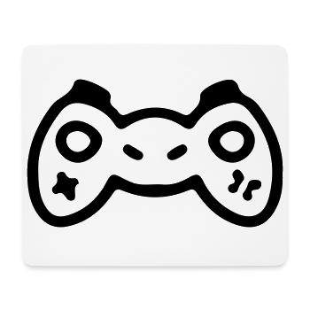 Controller Gamer Zocker Konsole Zocken - Mousepad (Querformat) - Weiß - Vorne