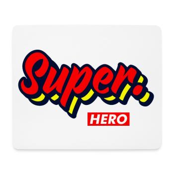 Super héros - Tapis de souris (format paysage) - blanc - Devant