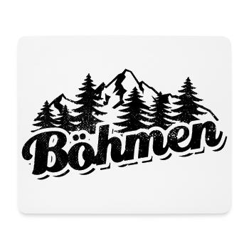 Böhmen - Wald und Berge Wandern Erholung - Mousepad (Querformat) - Weiß - Vorne