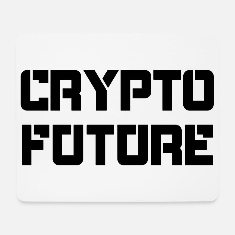 CRYPTO FUTURE Traders - Tapis de souris (format paysage) - blanc