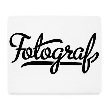 Fotograf - Mousepad (Querformat) - Weiß - Vorne